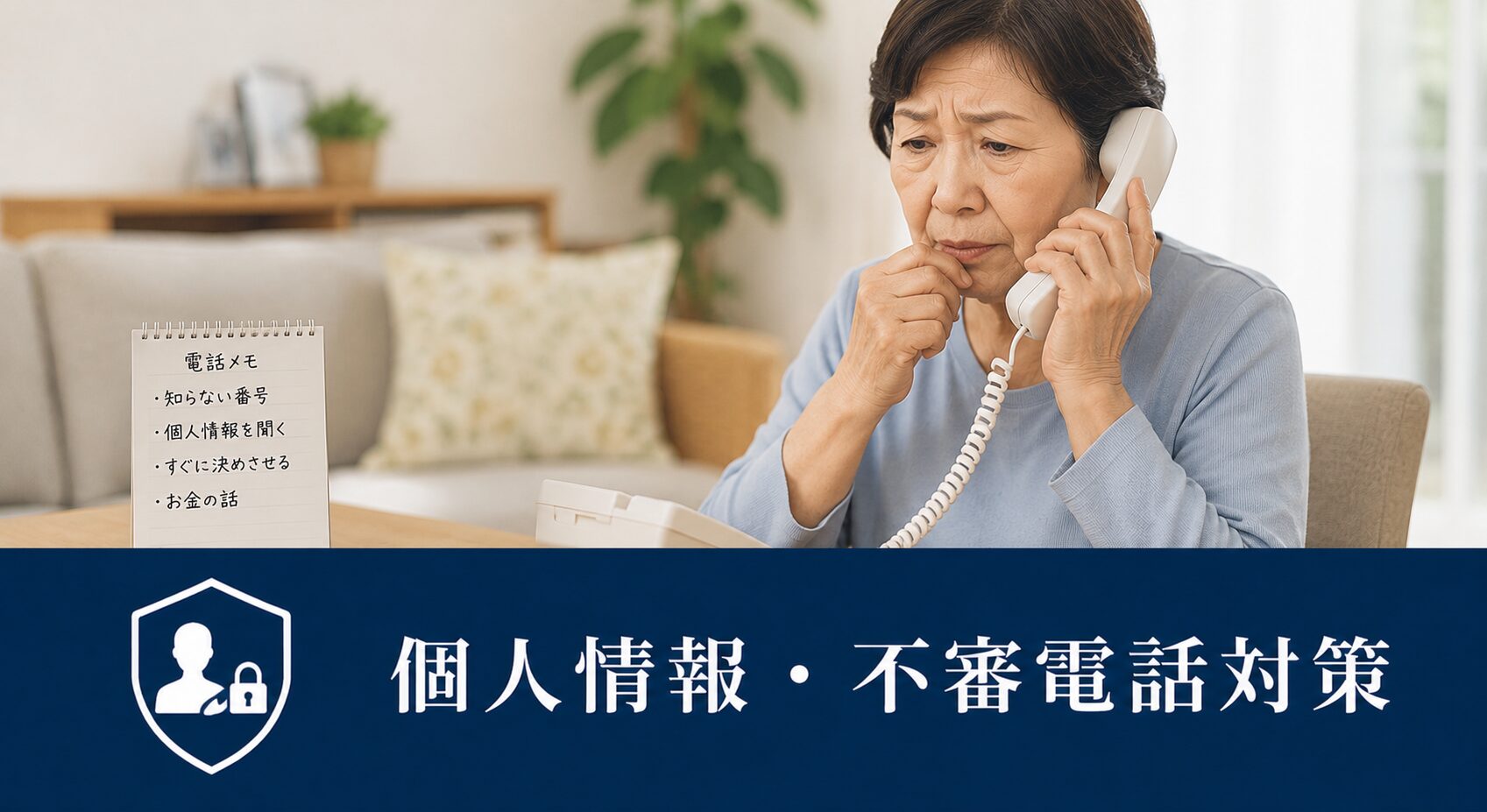 個人情報・不審電話対策