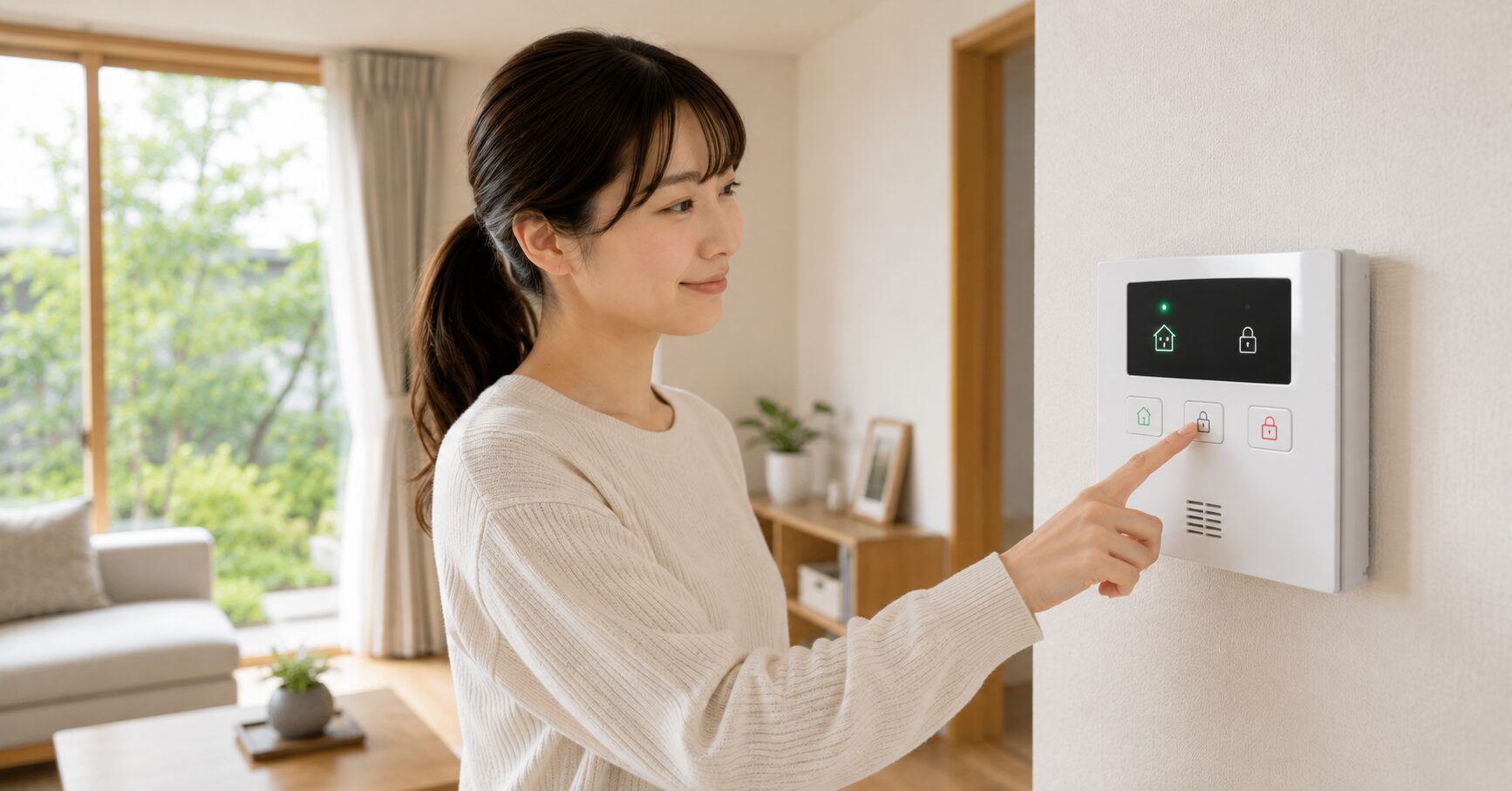 ホームセキュリティの点検を表すイメージ画像