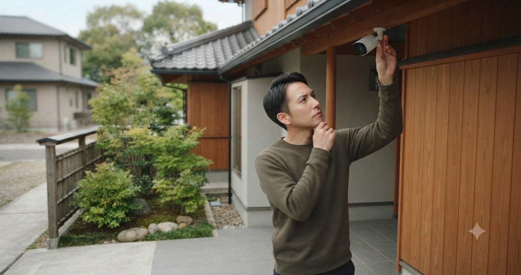 防犯カメラ・防犯機器の使用を表すイメージ画像