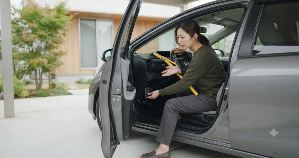 車両防犯の使用を表すイメージ画像
