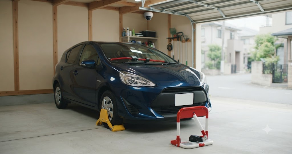 車両防犯の比較を表すイメージ画像